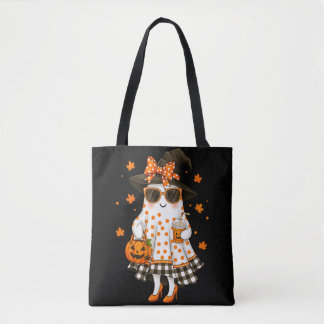 Tote Bag T-shirt Halloween féminin Cute Witchy Ghost