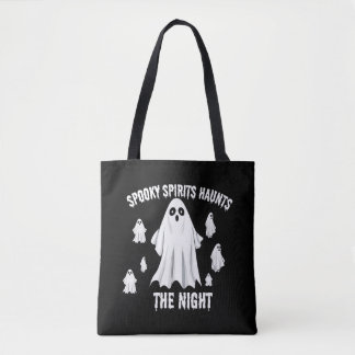 Tote Bag T-shirt Halloween Haunt the Night - Halloween éffr