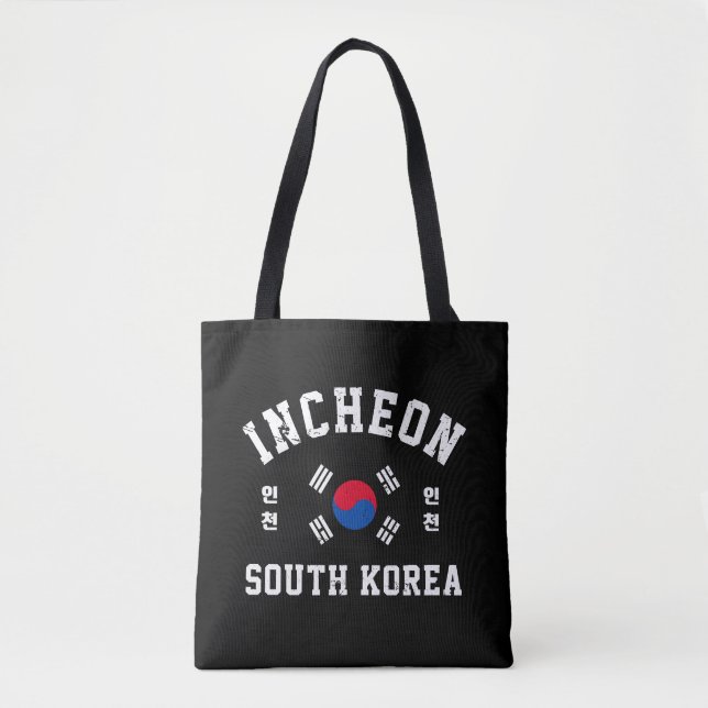 Tote Bag T-Shirt Incheon Corée du Sud (Devant)