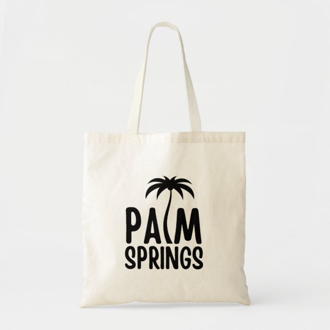 Tote Bag T-shirt Palm Springs (Devant)