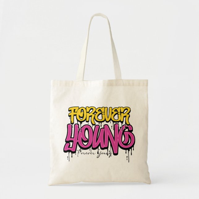 Tote Bag T-shirt pour jeunes graffitis (Devant)