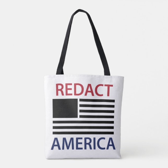Tote Bag T-Shirt REDACT AMERICA (Dos)