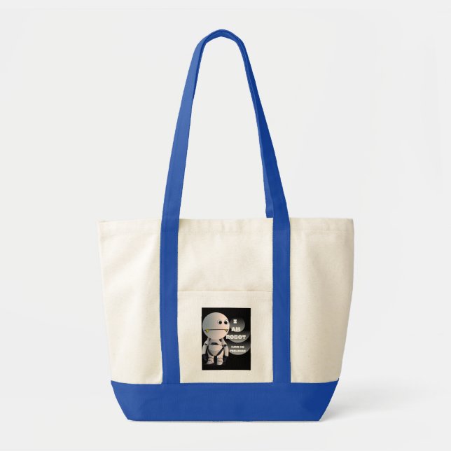 Tote Bag T-shirt robot (Devant)