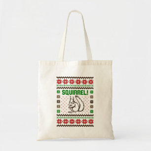 Tote Bag T-shirt sale moche d'attaque d'écureuil contre la