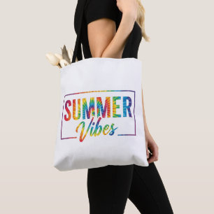 Tote Bag T-Shirt Tie-Dye Été – Arc-en-Ciel Coloré