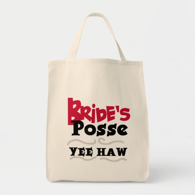 Tote Bag T-shirts de partie de Bachelorette de la bande de (Devant)