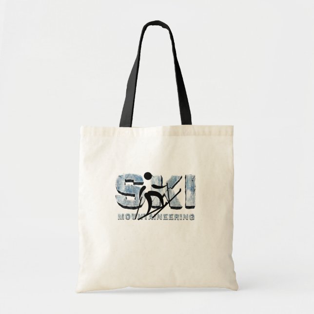 Tote Bag T-shirts de ski alpinisme TOP (Devant)
