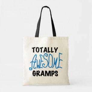 Tote Bag T-shirts et cadeaux Blue Totally Awesome Gramps