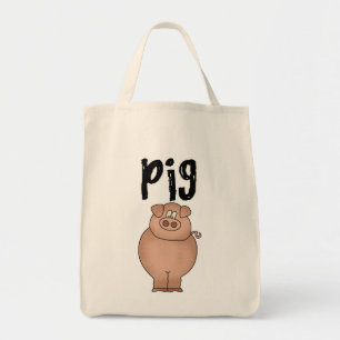 Tote Bag T-shirts et cadeaux d'animal de ferme de porc