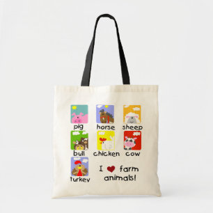 Tote Bag T-shirts et cadeaux d'animaux de ferme