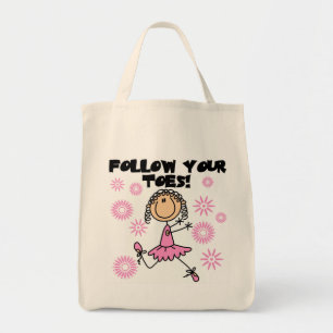 Tote Bag T-shirts et Cadeaux de Ballerine Suivez Vos Orteil