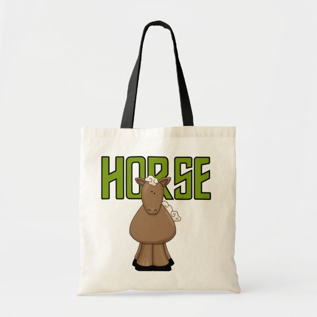 Tote Bag T-shirts et cadeaux de cheval (Devant)