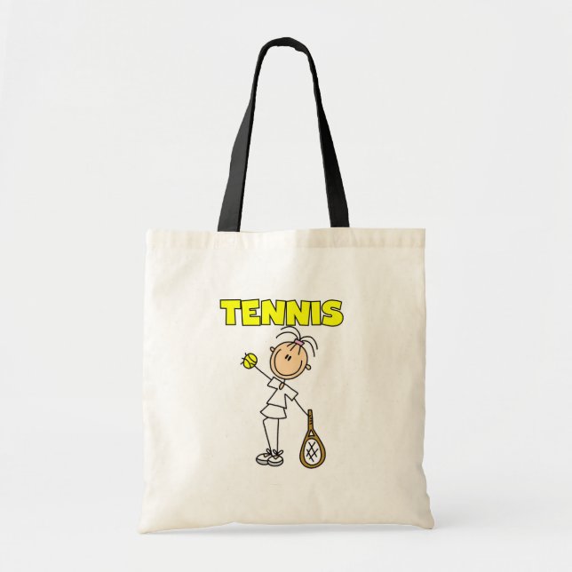 Tote Bag T-shirts et cadeaux de fille de TENNIS (Devant)