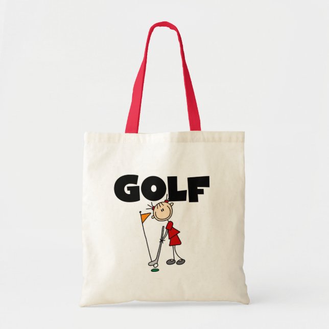 Tote Bag T-shirts et cadeaux de GOLF de filles (Devant)