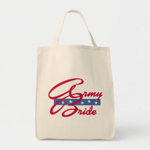 Tote Bag T-shirts et cadeaux de jeune mariée d'armée