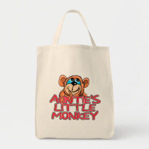 Tote Bag T-shirts et cadeaux de la petite singe de la tante