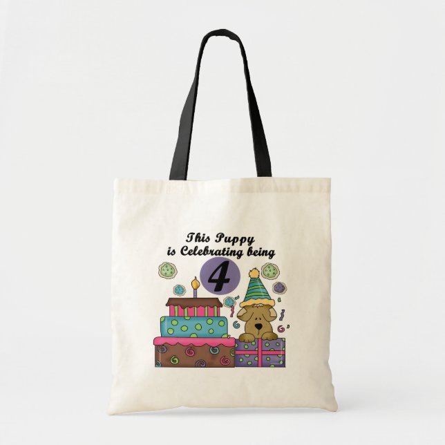 Tote Bag T-shirts et cadeaux de marionnettes pour le 4e ann (Devant)