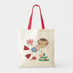 Tote Bag T-shirts et cadeaux de natation de garçon