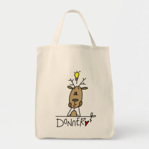 Tote Bag T-shirts et cadeaux de Noël de renne de Donner