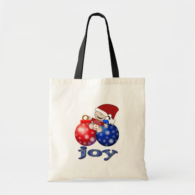 Tote Bag T-shirts et cadeaux de Noël pour bébé (Devant)