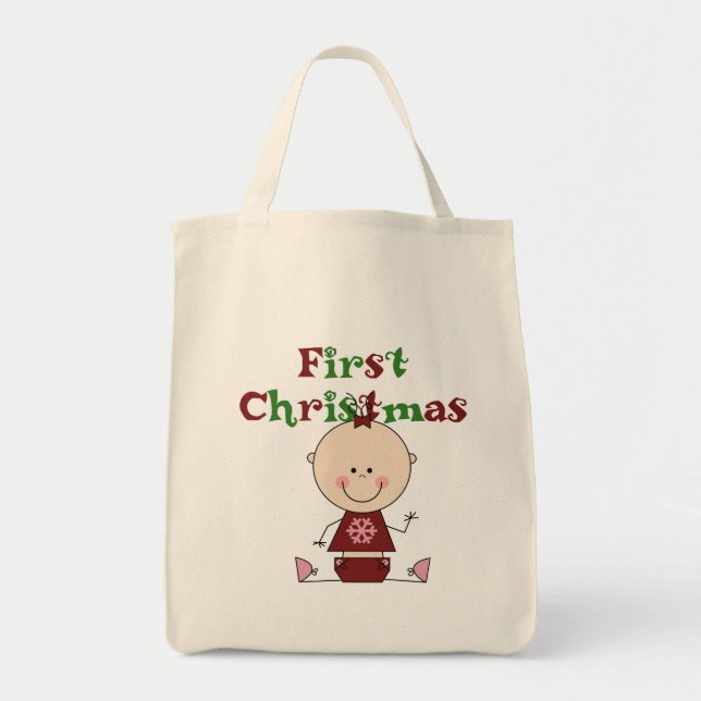 Tote Bag T-shirts et cadeaux de Noël pour la petite fille (Devant)