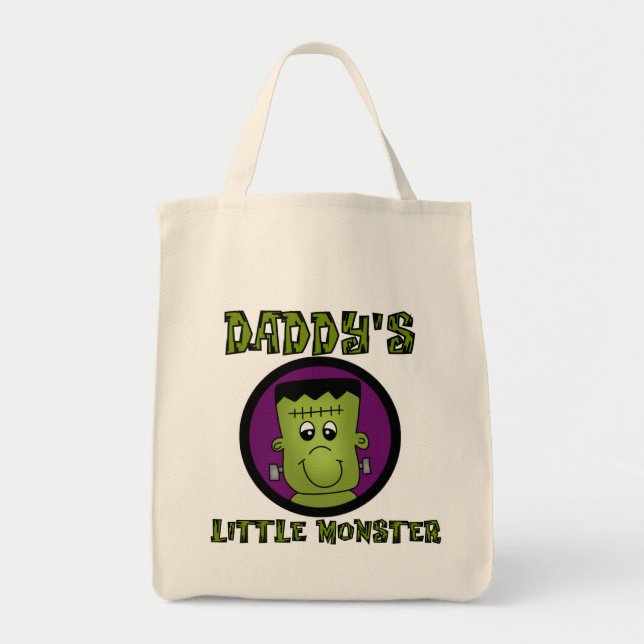 Tote Bag T-shirts et cadeaux de papa Little Monster (Devant)