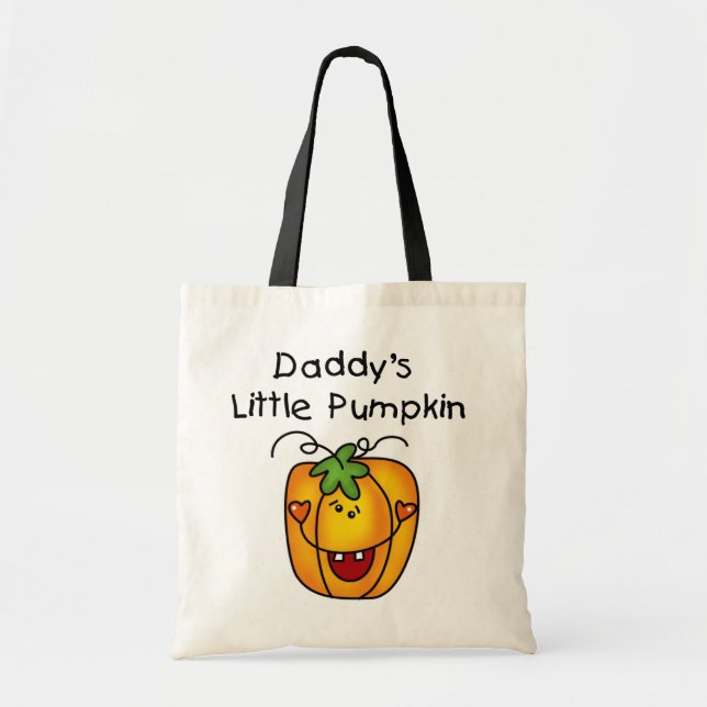 Tote Bag T-shirts et cadeaux de papa's Little Citrouille (Devant)