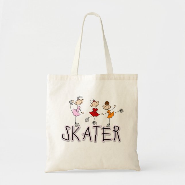 Tote Bag T-shirts et cadeaux de patineur artistique de (Devant)