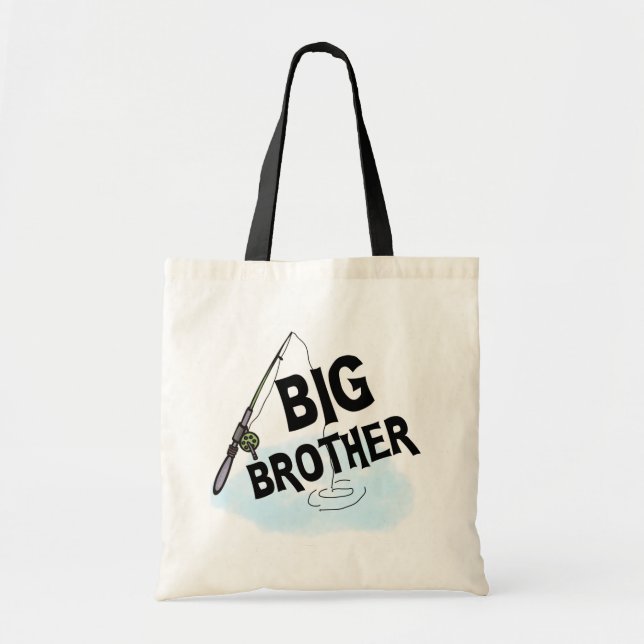 Tote Bag T-shirts et cadeaux de pêche de frère (Devant)