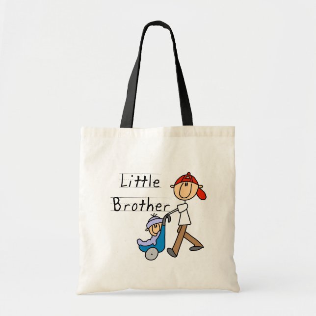 Tote Bag T-shirts et cadeaux de petit frère de chariot (Devant)
