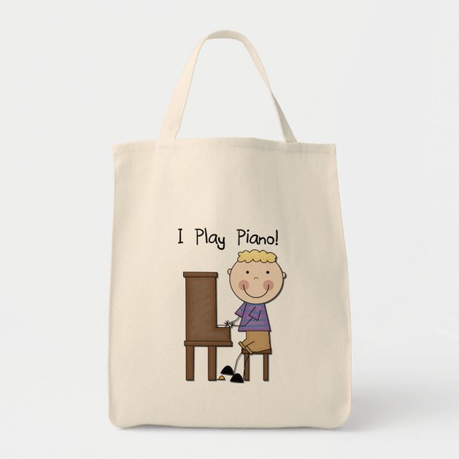 Tote Bag T-shirts et cadeaux de pianiste (Devant)