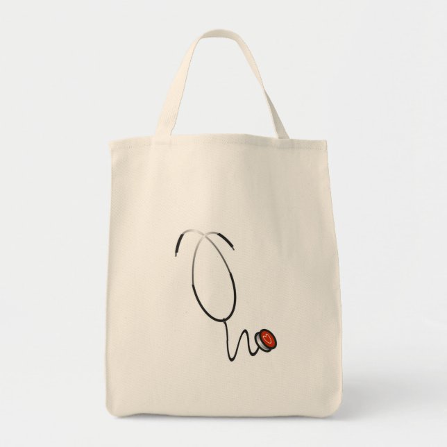 Tote Bag T-shirts et cadeaux de stéthoscope (Devant)