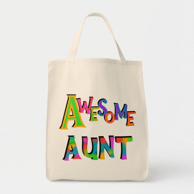 Tote Bag T-shirts et cadeaux de Tantes extraordinaires (Devant)