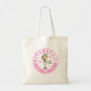 Tote Bag T-shirts et cadeaux de tennis de jeu de la fille I