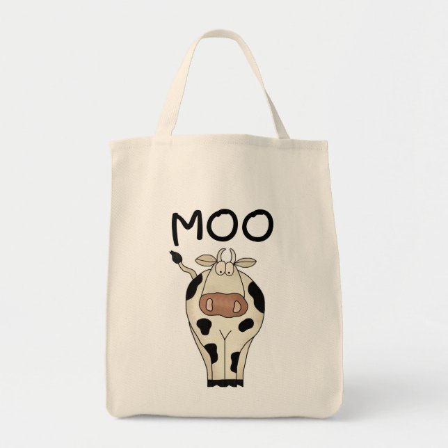 Tote Bag T-shirts et cadeaux de vache à MOO (Devant)