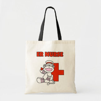 Tote Bag T-shirts et cadeaux d'infirmière d'ER de singe de