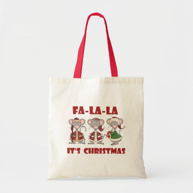Tote Bag T-shirts et cadeaux Fa La Christmas (Devant)