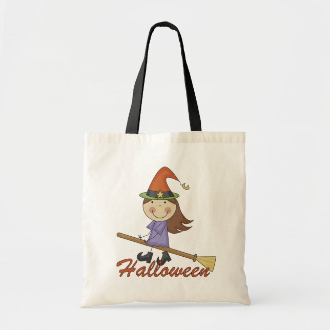 Tote Bag T-shirts et cadeaux Halloween Witch (Devant)