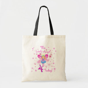 Tote Bag T-shirts et cadeaux Little Angel 4th Birthday