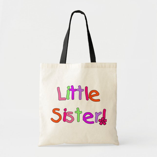 Tote Bag T-shirts et cadeaux Little Sister (Devant)