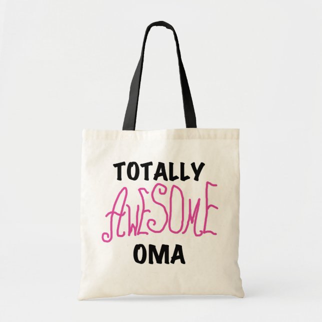 Tote Bag T-shirts et cadeaux Oma Pink absolument géniaux (Devant)
