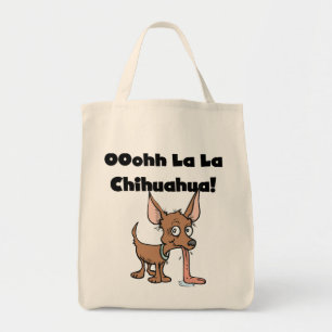 Tote Bag T-shirts et cadeaux Oohh La La Chihuahua