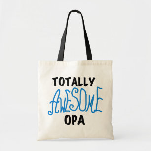 Tote Bag T-shirts et cadeaux Opa bleu absolument géniaux