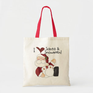 Tote Bag T-shirts et cadeaux père Noël et Snowmen