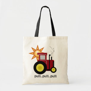Tote Bag T-shirts et cadeaux rouges de tracteur de ferme