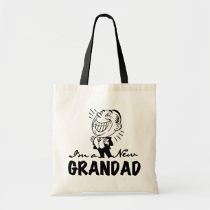 Tote Bag T-shirts et cadeaux Smiling New Grand-père