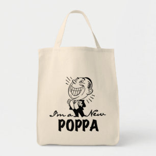 Tote Bag T-shirts et cadeaux Smiling New Poppa