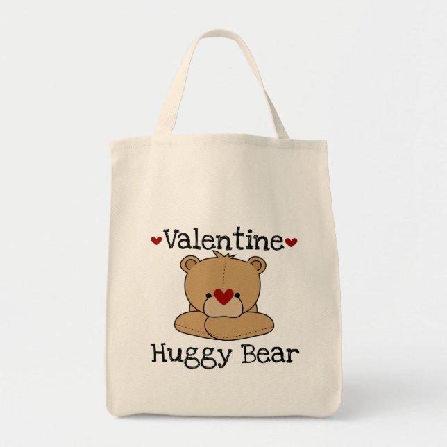 Tote Bag T-shirts et cadeaux Valentine Huggy Bear (Devant)