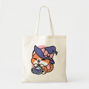 Tote Bag Tabby Witch Brew – Joli Design de Chat d'Halloween