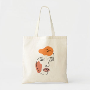 Tote Bag Tableau Abstrait minimaliste